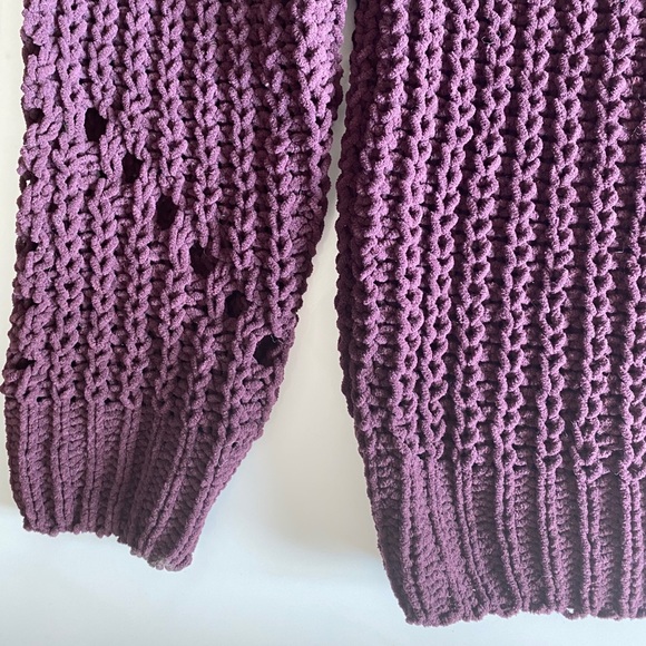 Vero Moda Knitted Yarn Sweater in Eggplant Purple from Hudson’s Bay - Picture 6 of 9